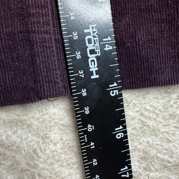 NWT Banana Republic Plum Purple Corduroy mini skirt Sz 4 button accent pockets - Picture 8 of 8